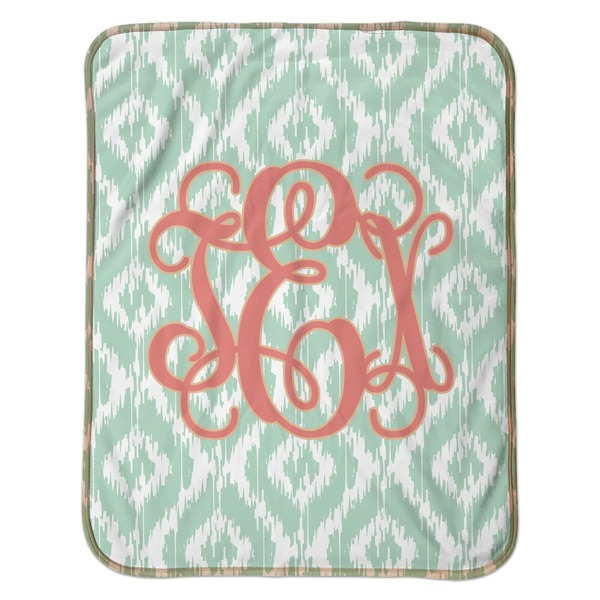 Monogram Baby Sherpa Blanket - Flat