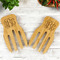Monogram Bamboo Salad Hands - LIFESTYLE