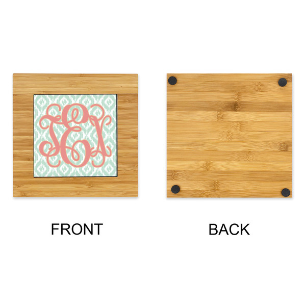 Monogram Bamboo Trivet with 6" Tile - APPROVAL