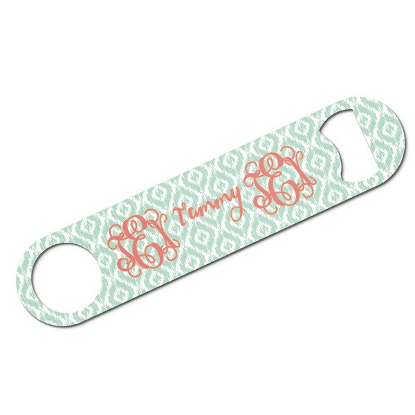 Custom Monogram Bar Bottle Opener - White