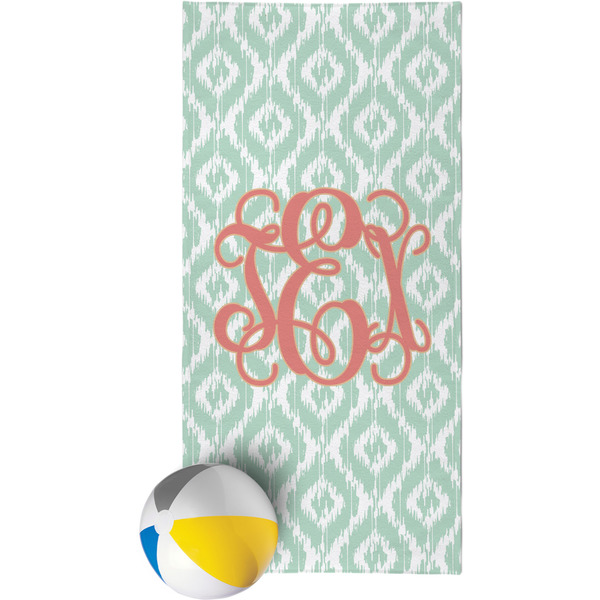 Custom Monogram Beach Towel