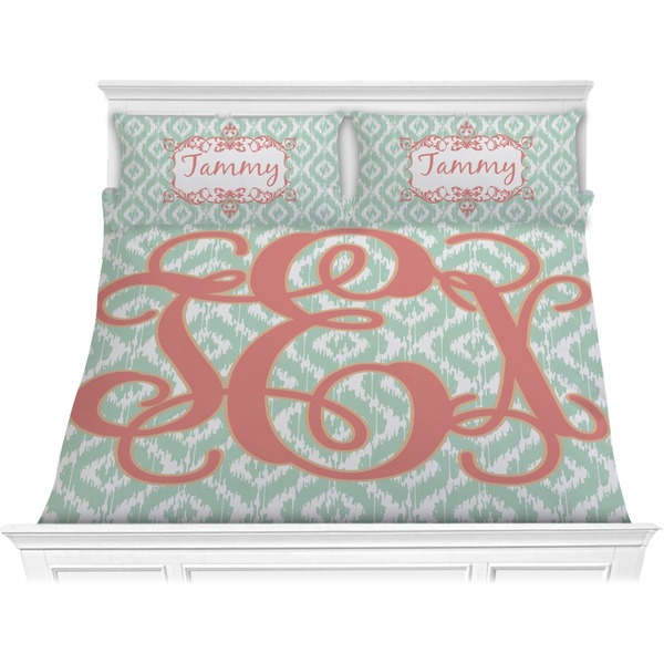 Custom Monogram Comforter Set - King