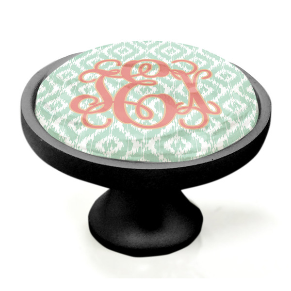 Monogram Black Custom Cabinet Knob (Side)