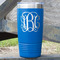 Monogram 20 oz Stainless Steel Tumbler - Royal Blue - Single-Sided