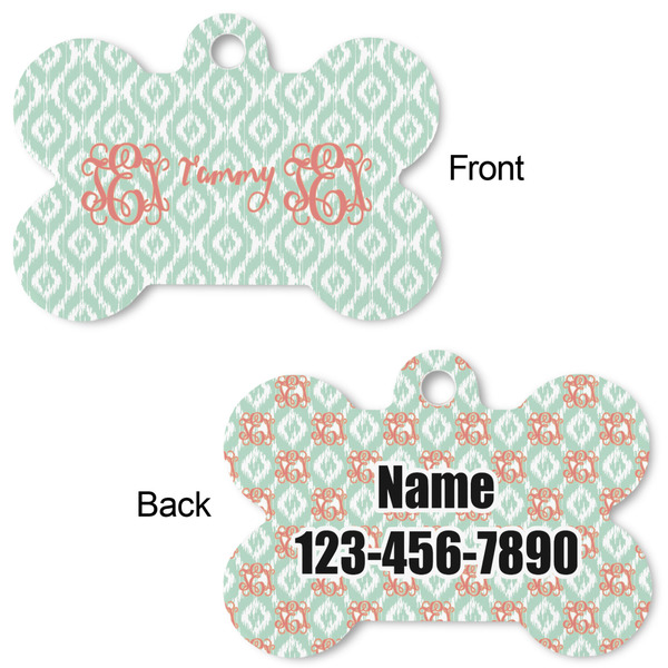 Monogram Bone Shaped Dog ID Tag - Large - Approval