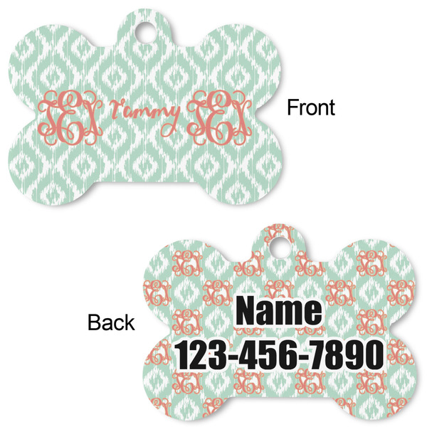 Monogram Bone Shaped Dog Tag - Front & Back