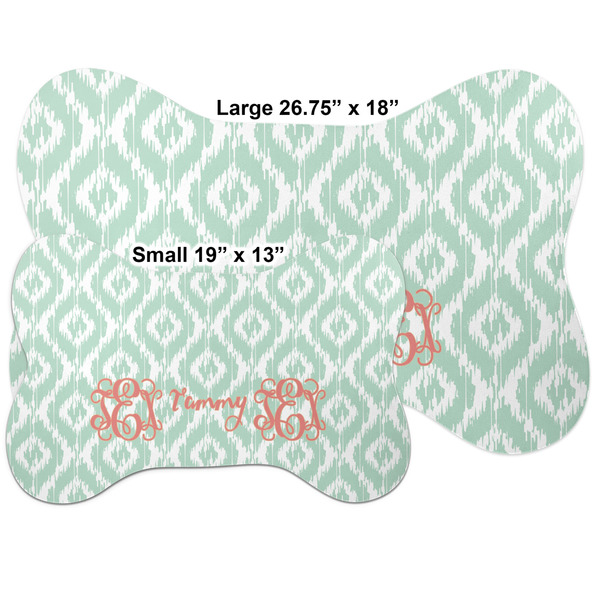 Monogram Bone Shaped Mat Comparison