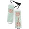 Monogram Bookmark with tassel - Front and Back