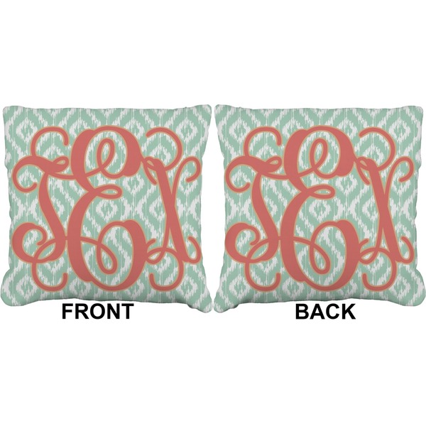 Monogram Burlap Pillow Approval