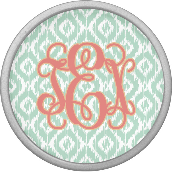 Monogram Cabinet Knob - Nickel - Front