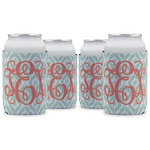 Monogram Can Cooler - 12 oz - Set of 4