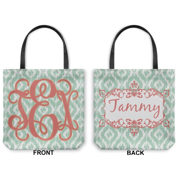 Monogram Canvas Tote - Front and Back