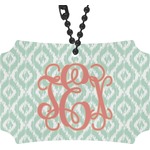 Monogram Rear View Mirror Ornament