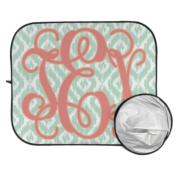 Monogram Car Sun Shades - FOLDED & UNFOLDED