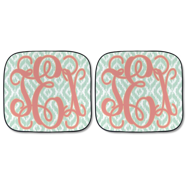 Monogram Car Sun Shades - FRONT