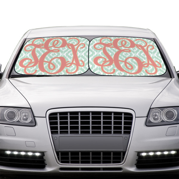 Monogram Car Sun Shades - IN CONTEXT
