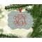 Monogram Christmas Ornament (On Tree)