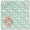 Monogram Cloth Napkins - Personalized Lunch (Single Full Open)
