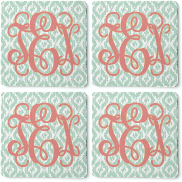 Monogram Coaster Rubber Back - Apvl