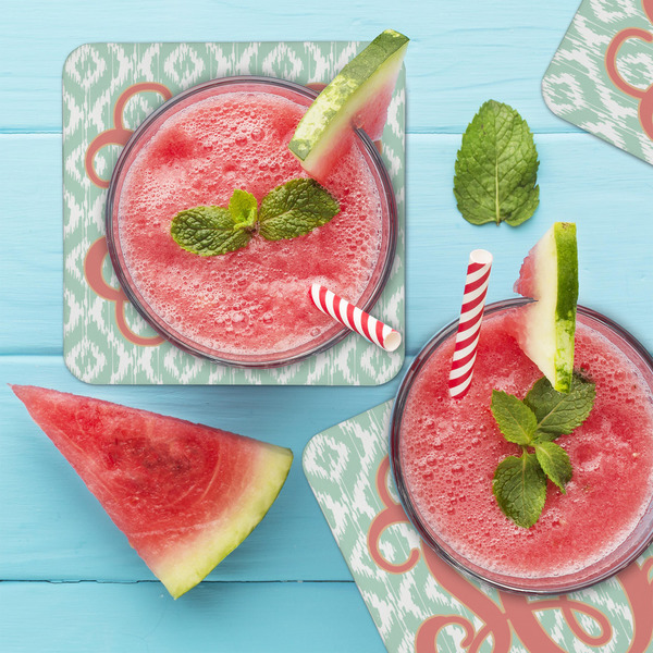 Monogram Coaster Set - LIFESTYLE