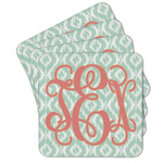 Monogram Cork Coaster - Set of 4