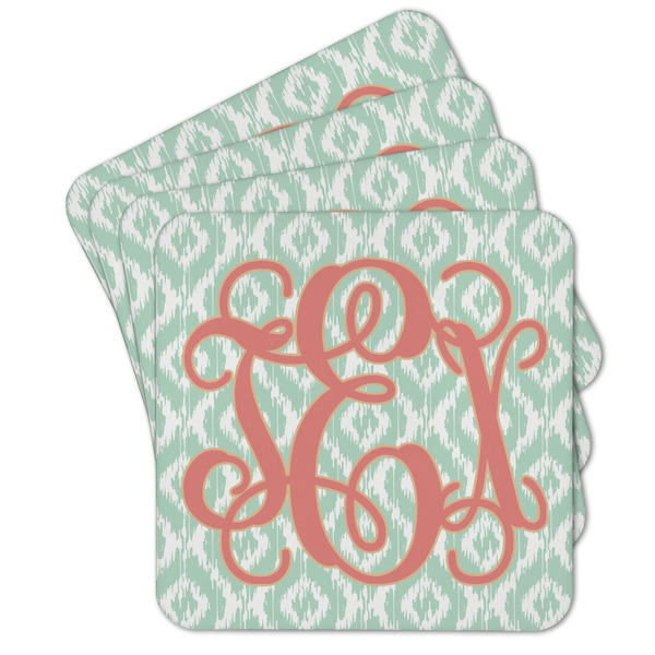 Custom Monogram Cork Coaster - Set of 4