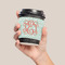 Monogram Coffee Cup Sleeve - LIFESTYLE