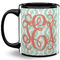 Monogram 11 oz Coffee Mug - Black