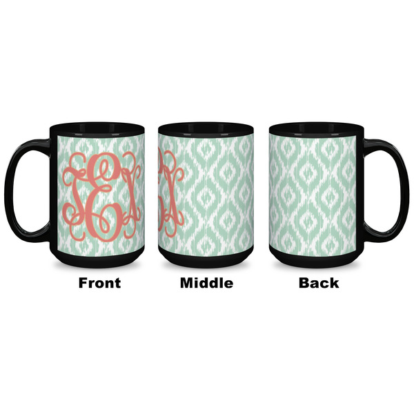 Monogram Coffee Mug - 15 oz - Black APPROVAL