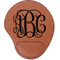 Monogram Leatherette Mouse Pad with Wrist Support