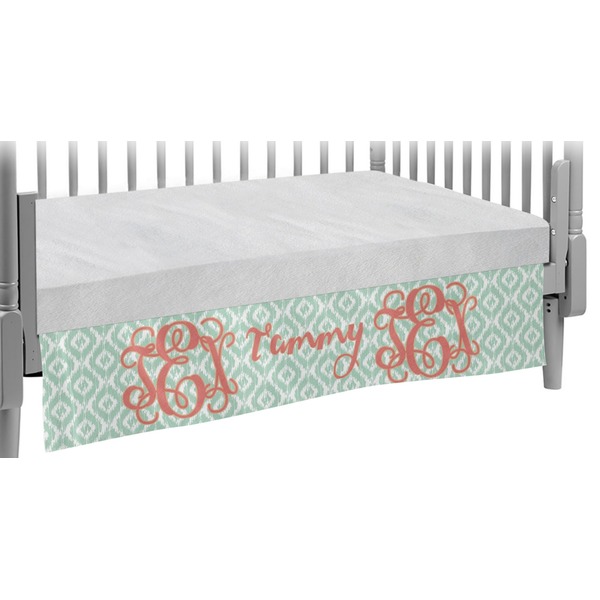 Custom Monogram Crib Skirt
