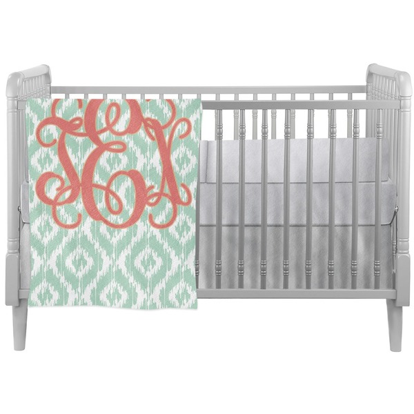 Custom Monogram Crib Comforter / Quilt