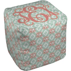 Monogram Cube Pouf Ottoman (Personalized)