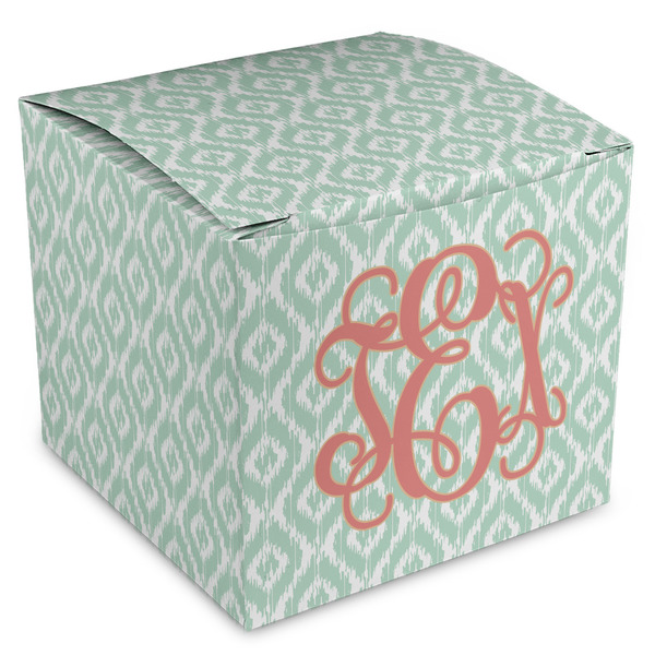 Custom Monogram Cube Favor Box