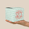 Monogram Cube Favor Gift Box - On Hand - Scale View