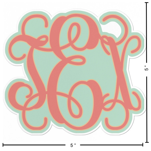 Monogram Custom Shape Iron On Patches - L - APPROVAL