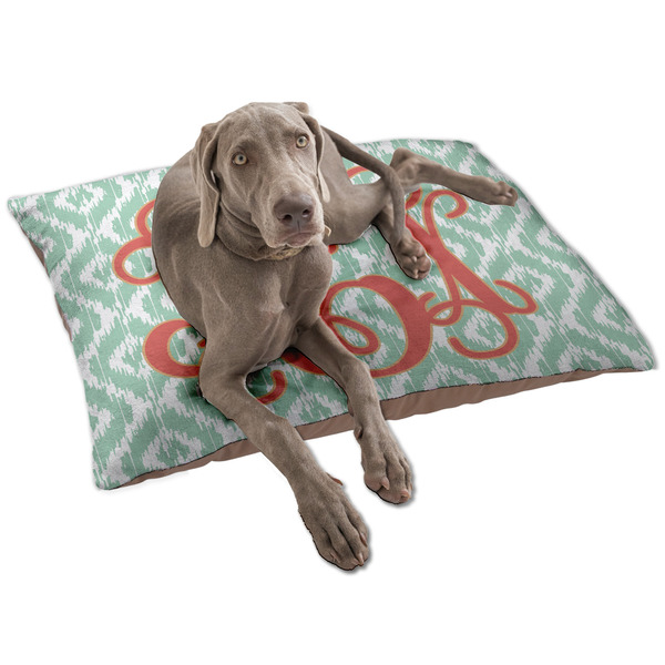 Monogram Dog Bed - Large LIFESTYLE