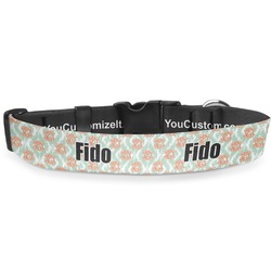 Monogram Deluxe Dog Collar - Large - 13" to 21"