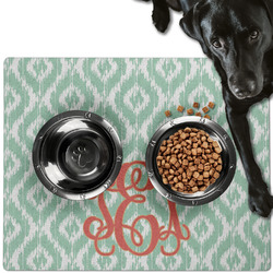 Monogram Dog Food Mat - Large
