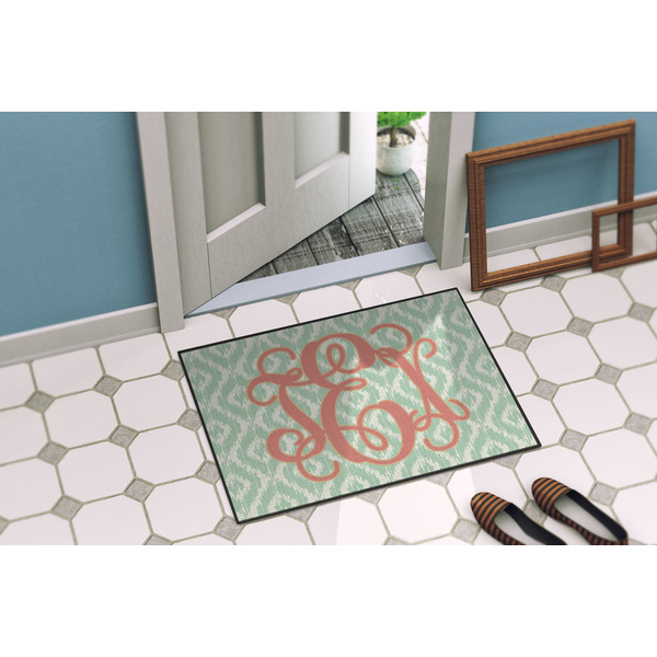 Monogram Door Mat Lifestyle