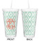 Monogram Double Wall Tumbler with Straw - Approval