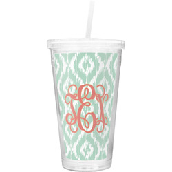 Monogram Double Wall Tumbler with Straw