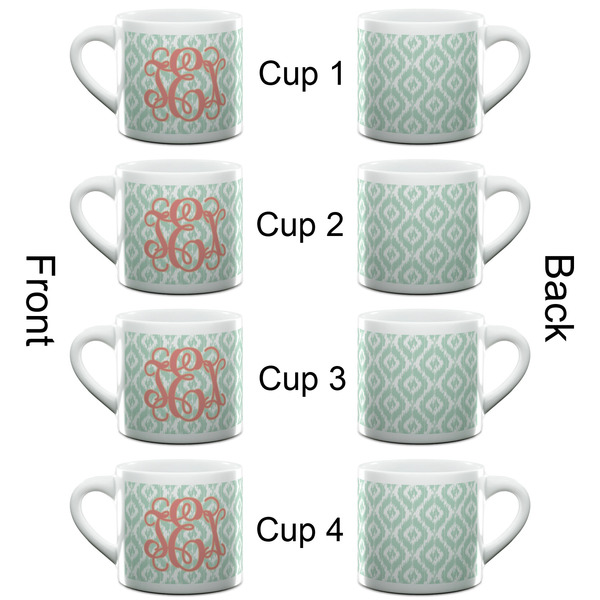 Monogram Espresso Cup - 6oz (Double Shot Set of 4) APPROVAL