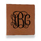Monogram Leather Binder - 1" - Rawhide - Front View