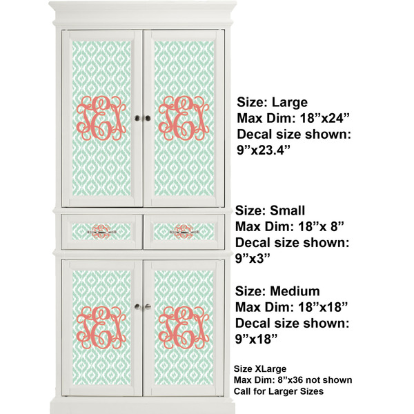 Monogram Full Cabinet (Show Sizes)