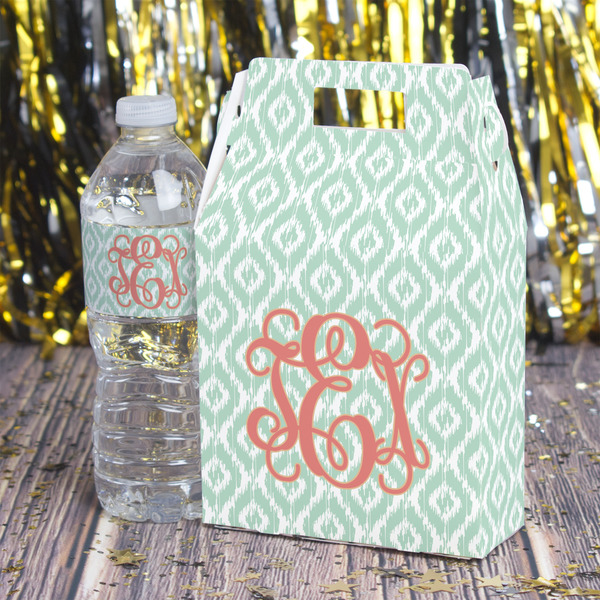 Monogram Gable Favor Box - In Context