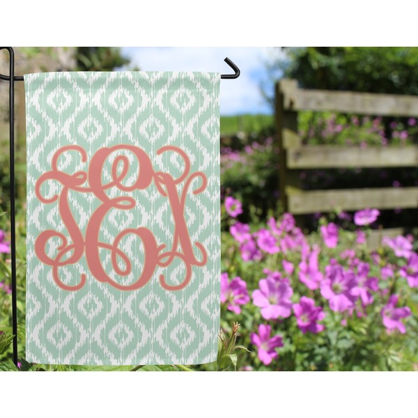 Monogram Garden Flag - Outside In Flowers