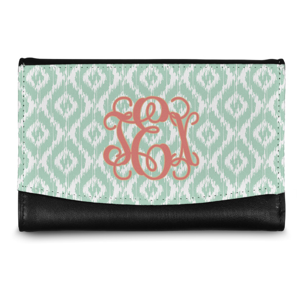 Custom Monogram Genuine Leather Women's Wallet - Small