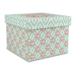 Monogram Gift Box with Lid - Canvas Wrapped - Large