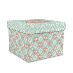 Monogram Gift Box with Lid - Canvas Wrapped - Medium